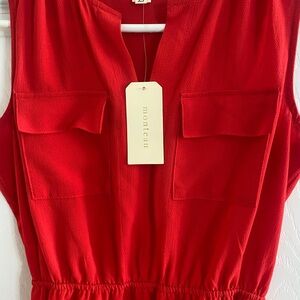 Monteau Vibrant Red Minidress